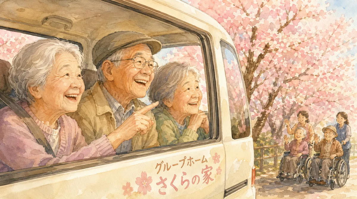 お花見ドライブ