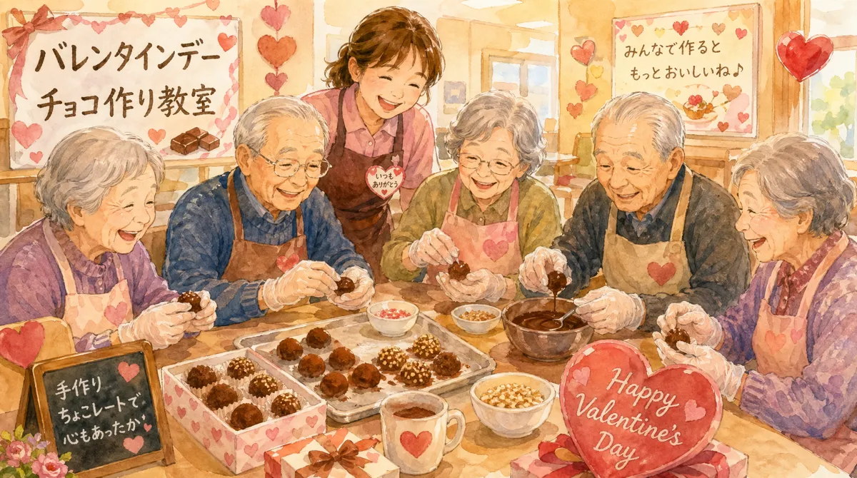 バレンタインお菓子作り